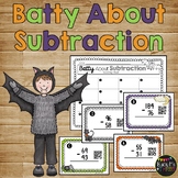 Halloween Math Game | Subtraction | 2 and 3 Digit With Reg
