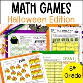 Halloween Math Games - 5th Grade Printable Math Games