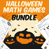 Halloween Math Games Fall: Addition, Subtraction, and Grap