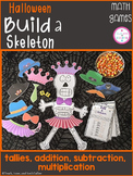 Halloween Math Games - Build A Skeleton
