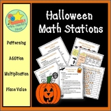 Halloween Math Games - Patterning, Addition, Multiplicatio