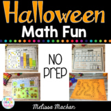 Halloween Math Games and Activities - NO PREP