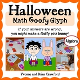 Halloween Math Goofy Glyph for Algebra | Math Enrichment |