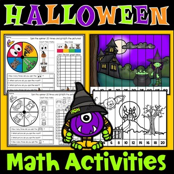 Halloween Math Activities | Halloween Math Centers | Skip Counting ...