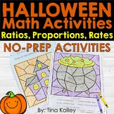 Halloween Math - Halloween 6th Grade Math - Ratios, Rates,