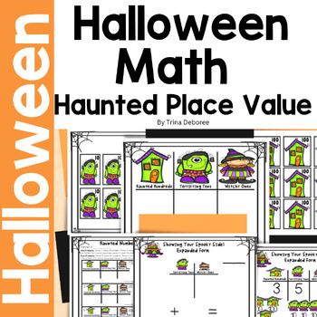 Preview of Halloween Math: Halloween Haunted Place Value