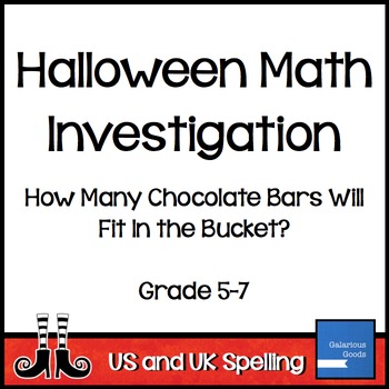 Preview of Halloween Math Investigation with Volume, Capacity and Length