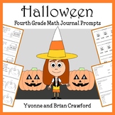 Halloween Math Journal Prompts 4th Grade | Math Facts | Ma