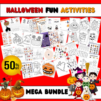 Halloween Tracing Worksheets For Preschool, PreK and Kindergarten –  Preschool Packets