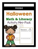 Halloween Math & Literacy Activity Mini-Packet