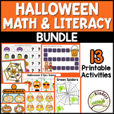 Halloween Math & Literacy BUNDLE - Pre-K | Preschool | Kinder