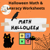 Halloween Math & Literacy Worksheets