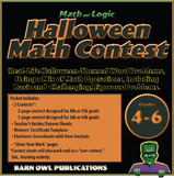 Halloween Math & Logic Contest for Grades 4-6