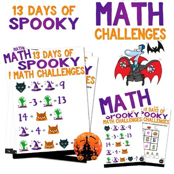 Preview of Halloween Math:  Math Challenges for Grades 1-8 Halloween Math Activities