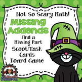 Halloween Math Missing Addend - Find the Missing Part