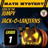 Halloween Math Mystery Activity - 1st Grade Math Game - Ju