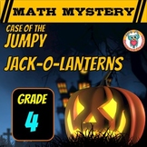 Halloween Math Mystery Activity - 4th Grade Math Review (J