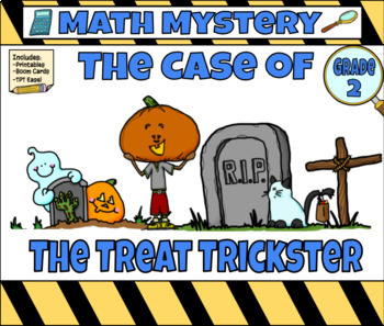 Preview of Halloween Math Mystery Grade 2
