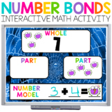 Halloween Math Number Bonds to 20 with Spiders Math Activi