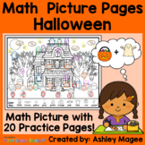 Halloween Math Picture Pages Addition Subtraction Activity