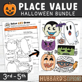 Halloween Math Place Value / Activities - Worksheets - Cra