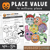 Halloween Math Place Value to Millions - Worksheets & Craf