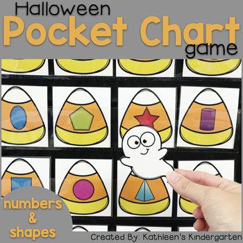 Preview of Halloween Math Pocket Chart Game