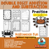 Halloween | Math Practice | Double Digit Additon and Subtr