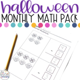 Halloween Math Printables for Special Education