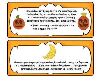 halloween problem solving maths