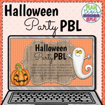 Preview of Halloween Math Project Based Learning PBL