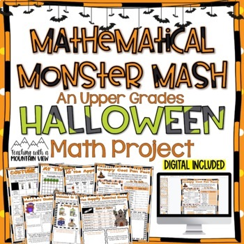 Preview of Halloween Math Project | Halloween Math Activities
