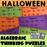 Halloween Math Puzzles