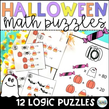 Preview of Halloween Math Puzzles