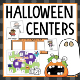 Halloween 1st 2nd Grade Literacy Centers Math Game Reading