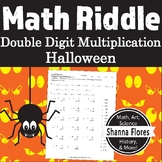 Halloween Math Riddle - Double Digit Multiplication - Fun Math