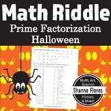Halloween Math Riddle - Prime Factorization - Fun Math -  