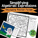 Halloween Math Simplifying Algebraic Expressions