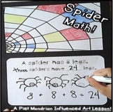 Math Spider Craft Addition Summer Activities Math End of Y