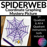 Halloween Math Spiderweb Coordinate Graphing Picture