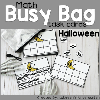 Preview of Halloween Math Task Cards