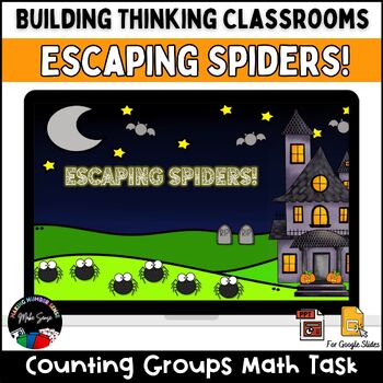 Preview of Halloween Building Thinking Classrooms Task - Counting Groups Repeated Addition
