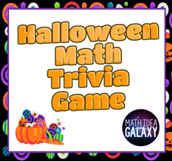 Preview of Halloween Math Trivia Game