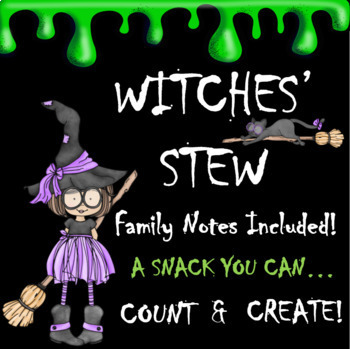 Preview of Halloween Snack Math: 'Witches' Stew' (EDITABLE)