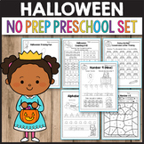 Halloween Math Worksheet Writing Activities October Mornin