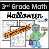 Halloween Math Worksheets 3rd Grade Common Core
