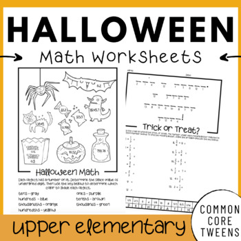 halloween worksheets 4th grade