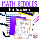 Halloween Math Worksheets - Addition, Subtraction, Multipl