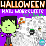 Halloween Math Worksheets First Grade
