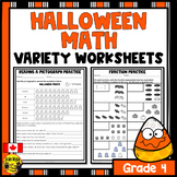 Halloween Math Worksheets | Numbers to 10 000
